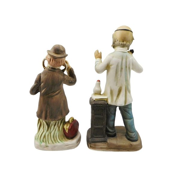 Pair of Vintage Doctor Figurines Bisque Porcelain - Picture 5 of 7